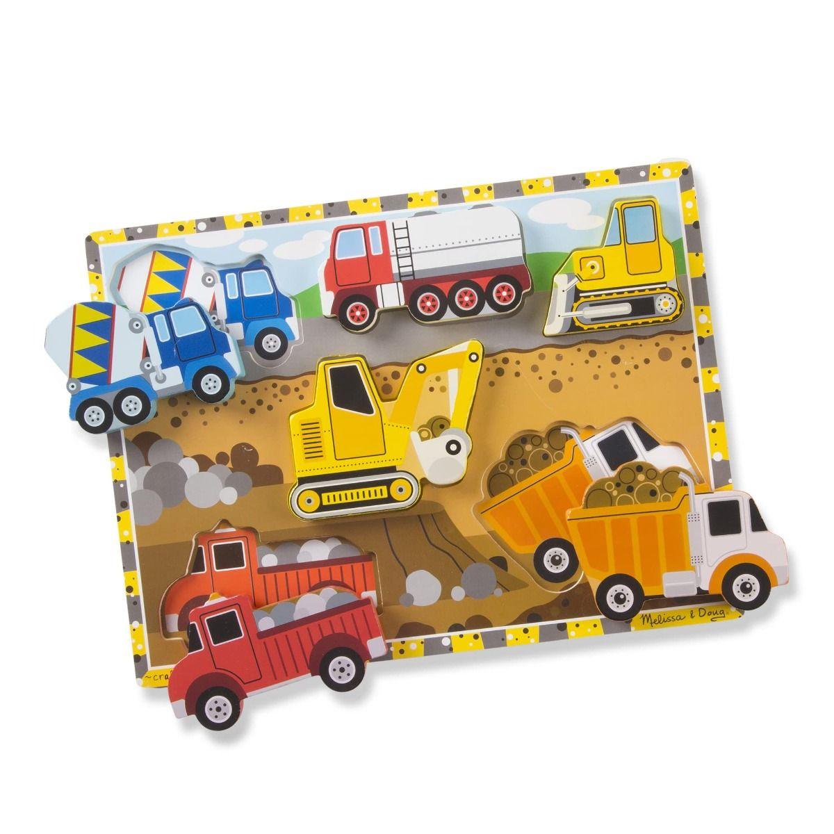 Melissa & Doug Construction Chunky Puzzle