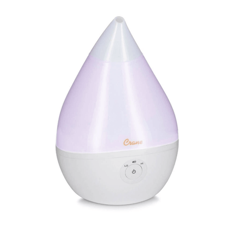 Crane Ultrasonic Humidifier 1.9L Droplet - White