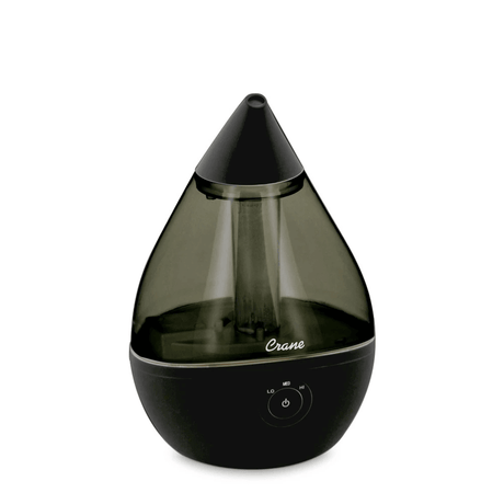 Crane Ultrasonic Humidifier 1.9L Droplet - Black