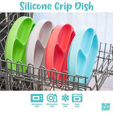 Bumkins Silicone Grip Dish - Dark Blue