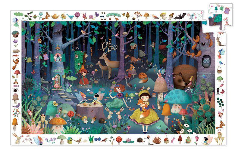 Djeco Enchanted Forest 100pc Observation Puzzle