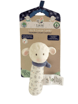 Tikiri Lucas Lamb Squeaker - Blue - Backer Card