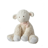 Tikiri Lila Lamb Toy with Rubber Head - Pink - Window Box