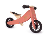 Kinderfeets Tiny Tot 2-in-1 Trike Balance Bike - Coral