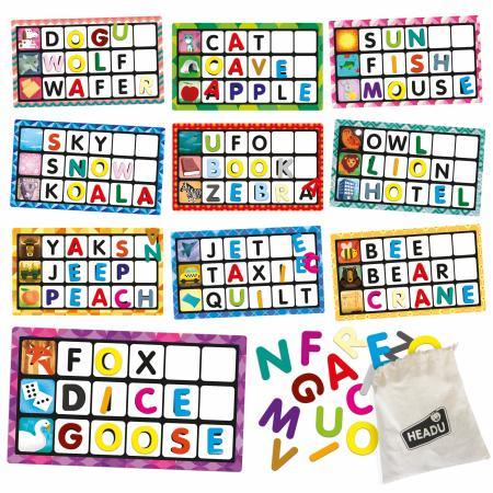 Headu Montessori Touch Bingo Letters and Words