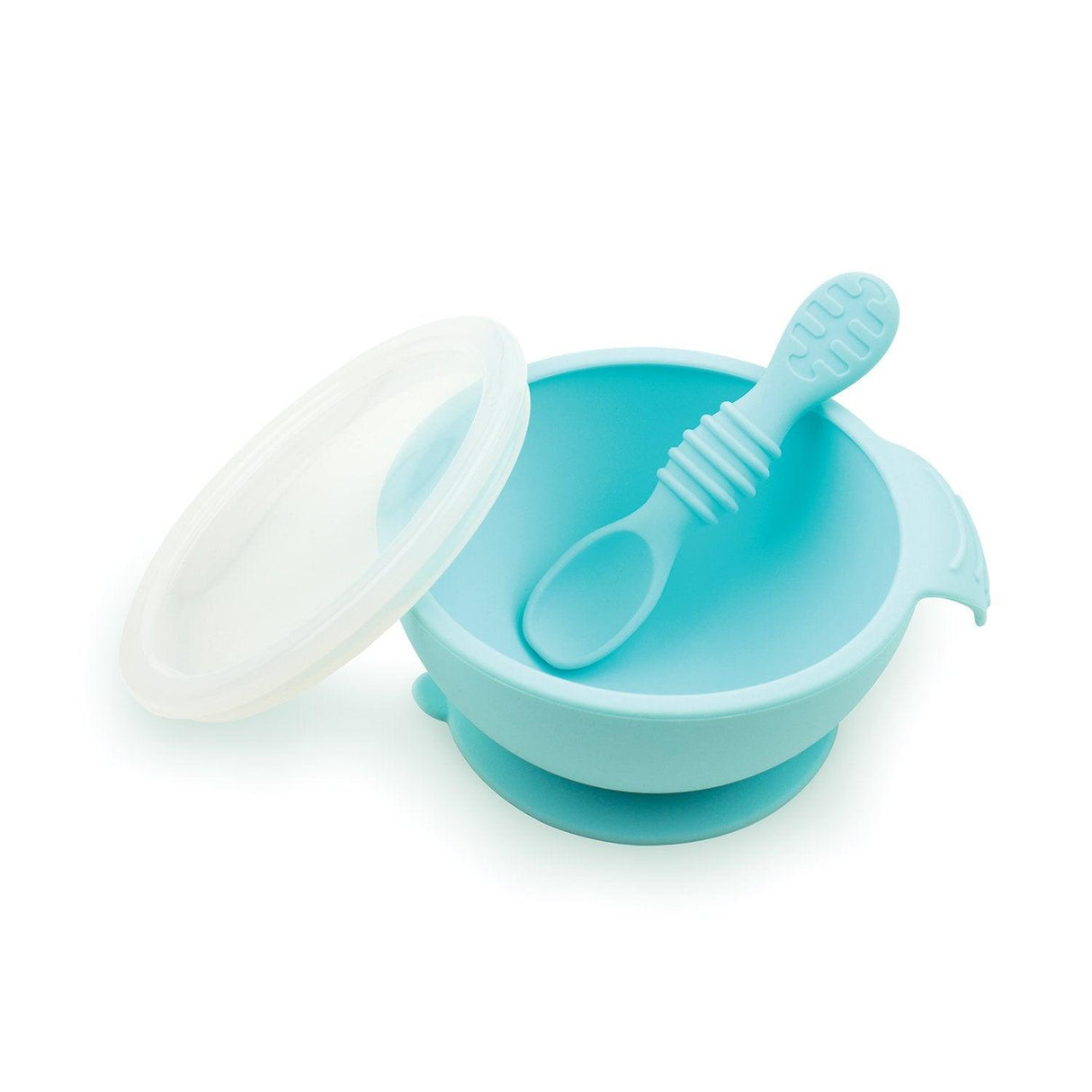 Bumkins Silicone First Feeding Set - Silicone Blue