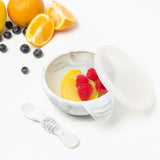 Bumkins Silicone First Feeding Set - Silicone Marble