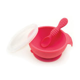 Bumkins Silicone First Feeding Set - Silicone Red