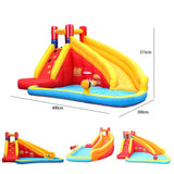 Air My Fun Summer Time Jumping Castle with Slide and Shooting Gun