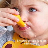 Marcus & Marcus Silicone Palm Grasp Spoon & Fork Set- Ollie