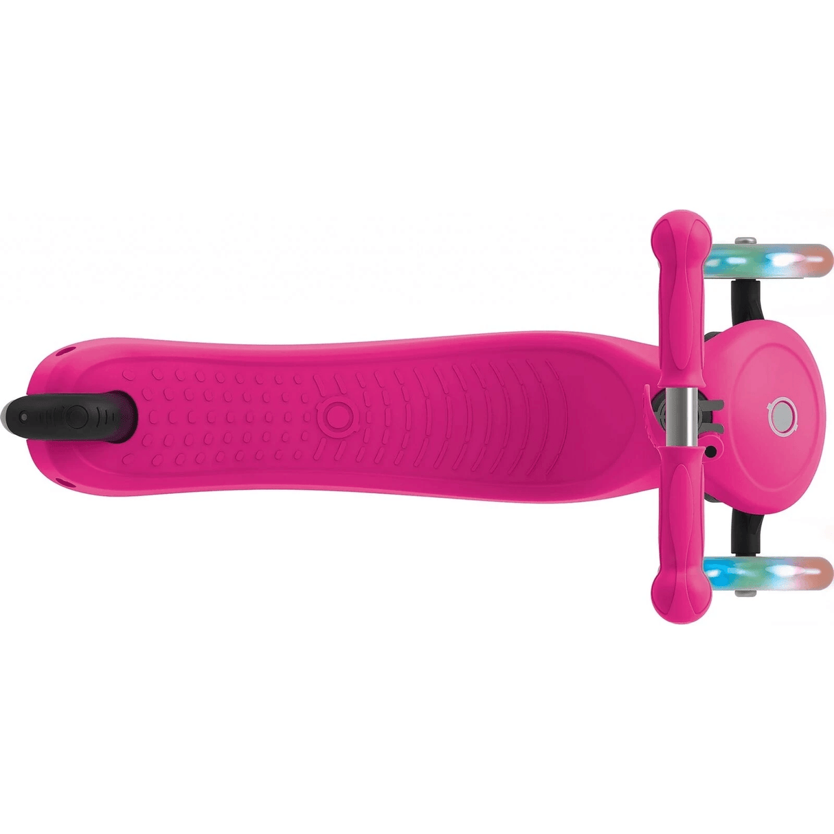 Globber Primo V2 3 Wheel Adjustable Height Scooter with Lights - Neon Pink