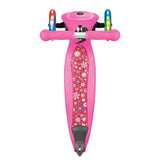 Globber Junior Primo Foldable Scooter with Fantasy Light - Pink