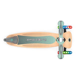 Globber Primo Foldable Wood Scooter with Light - Mint