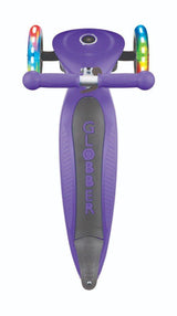 Globber Junior Primo Foldable Scooter with Fantasy Light - Violet