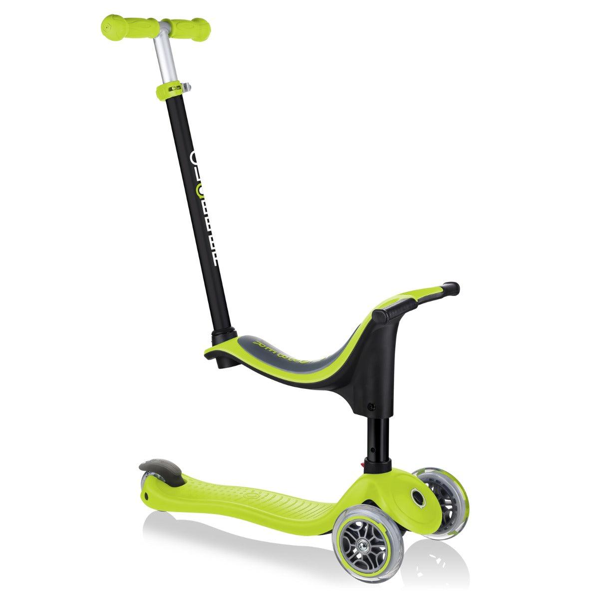 Globber Go Up Sporty Convertible Scooter - Lime Green