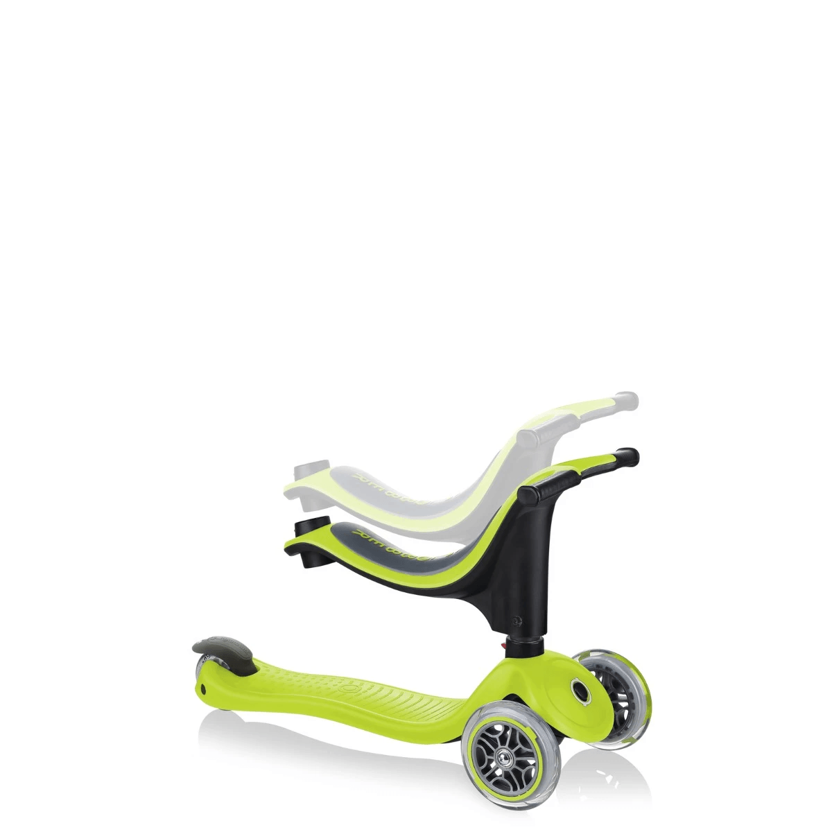 Globber Go Up Sporty Convertible Scooter - Lime Green