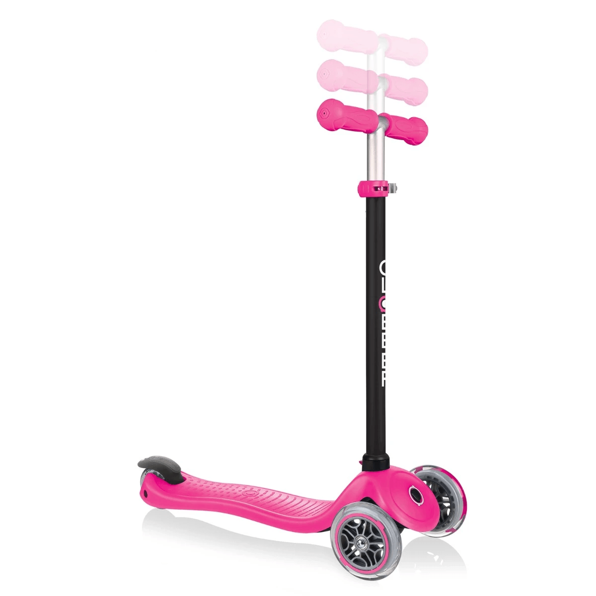 Globber Go Up Sporty Convertible Scooter - Deep Pink