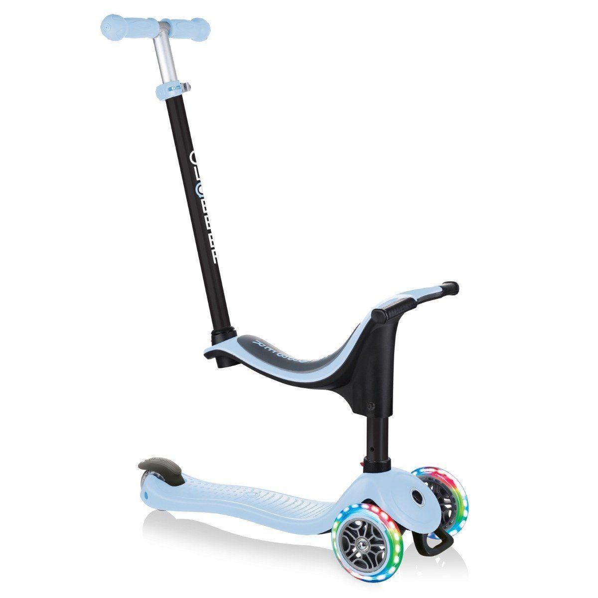 Globber Go Up Sporty 4 in 1 Scooter with Light - Pastel Blue