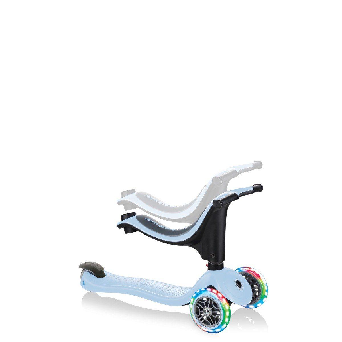 Globber Go Up Sporty 4 in 1 Scooter with Light - Pastel Blue