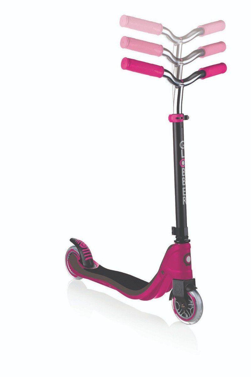 Globber Flow 125 2 Wheel Scooter - Ruby Grey