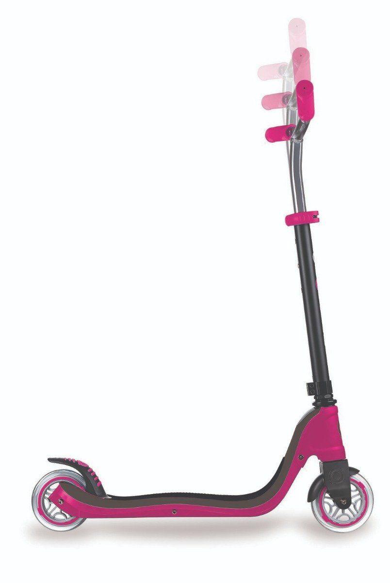 Globber Flow 125 2 Wheel Scooter - Ruby Grey