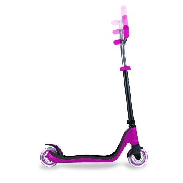 Globber Flow 125 2 Wheel Scooter - Ruby Grey