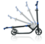 Globber One NL 205-180 Duo 2 Wheel Scooter -Cobalt Blue