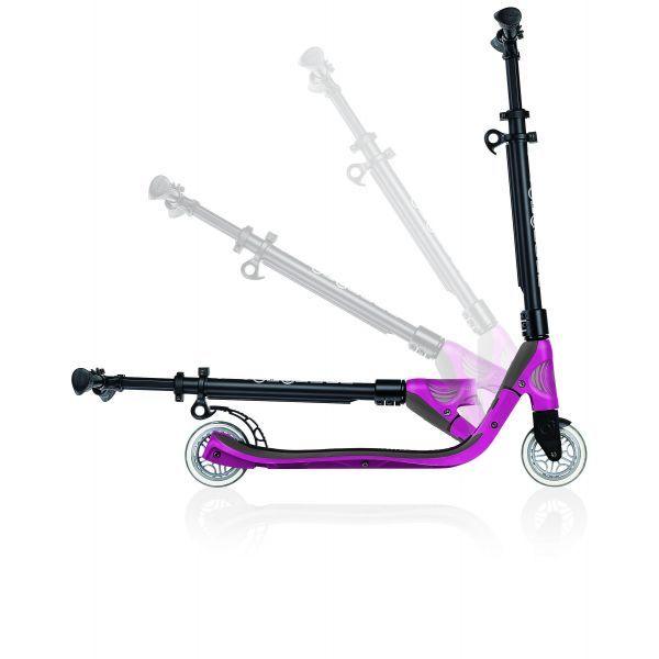 Globber One NL 125 2 Wheel Scooter - Black/Purple