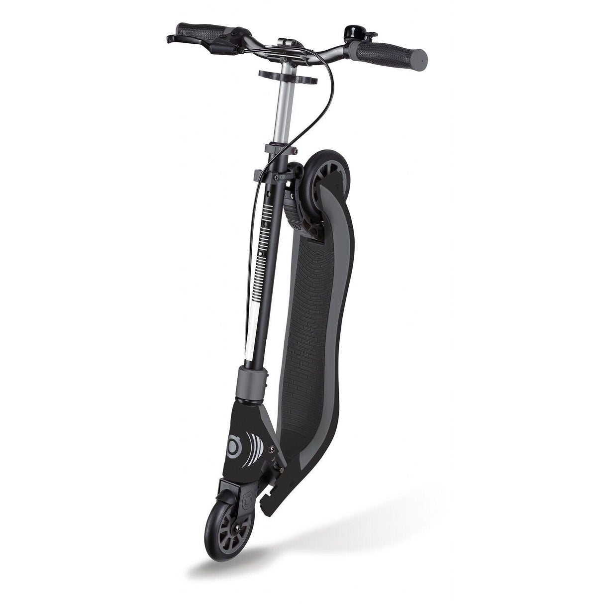 Globber NL 125 Deluxe 2 Wheel Titanium Scooter - Titanium/Charcoal Grey