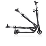 Globber NL 125 Deluxe 2 Wheel Titanium Scooter - Titanium/Charcoal Grey