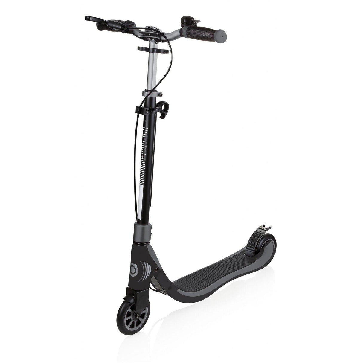 Globber NL 125 Deluxe 2 Wheel Titanium Scooter - Titanium/Charcoal Grey