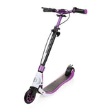 Globber NL 125 Deluxe 2 Wheel Titanium Scooter - Titanium/Purple White