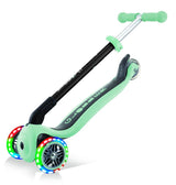 Globber Go Up Plus Fold Convertible Scooter with Light - Mint