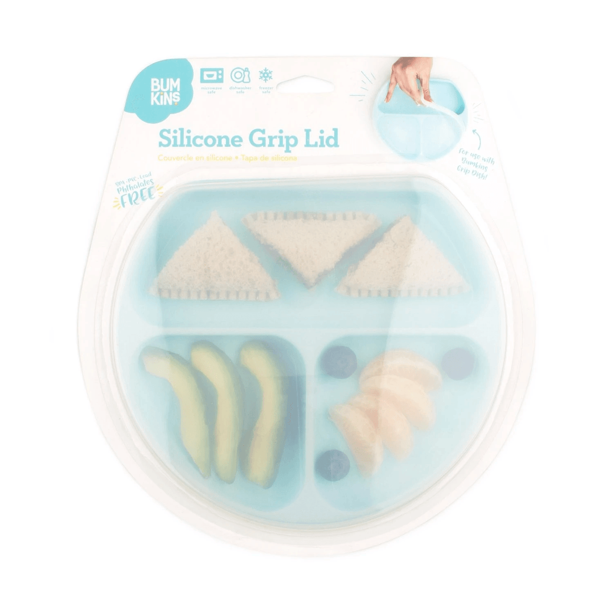 Bumkins Silicone Grip Dish Lid