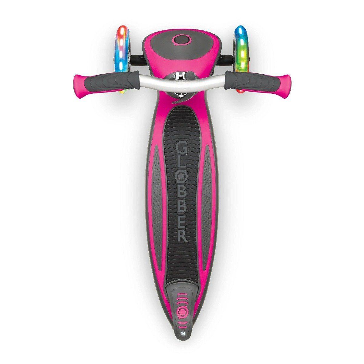 Globber Master Scooter with Light - Pink