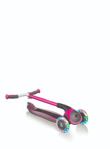 Globber Master Scooter with Light - Pink