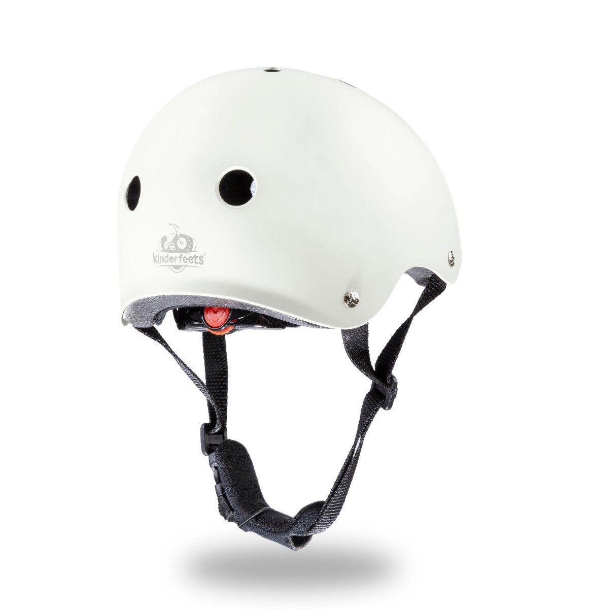 Kinderfeets Toddler Bike Helmet Matte White