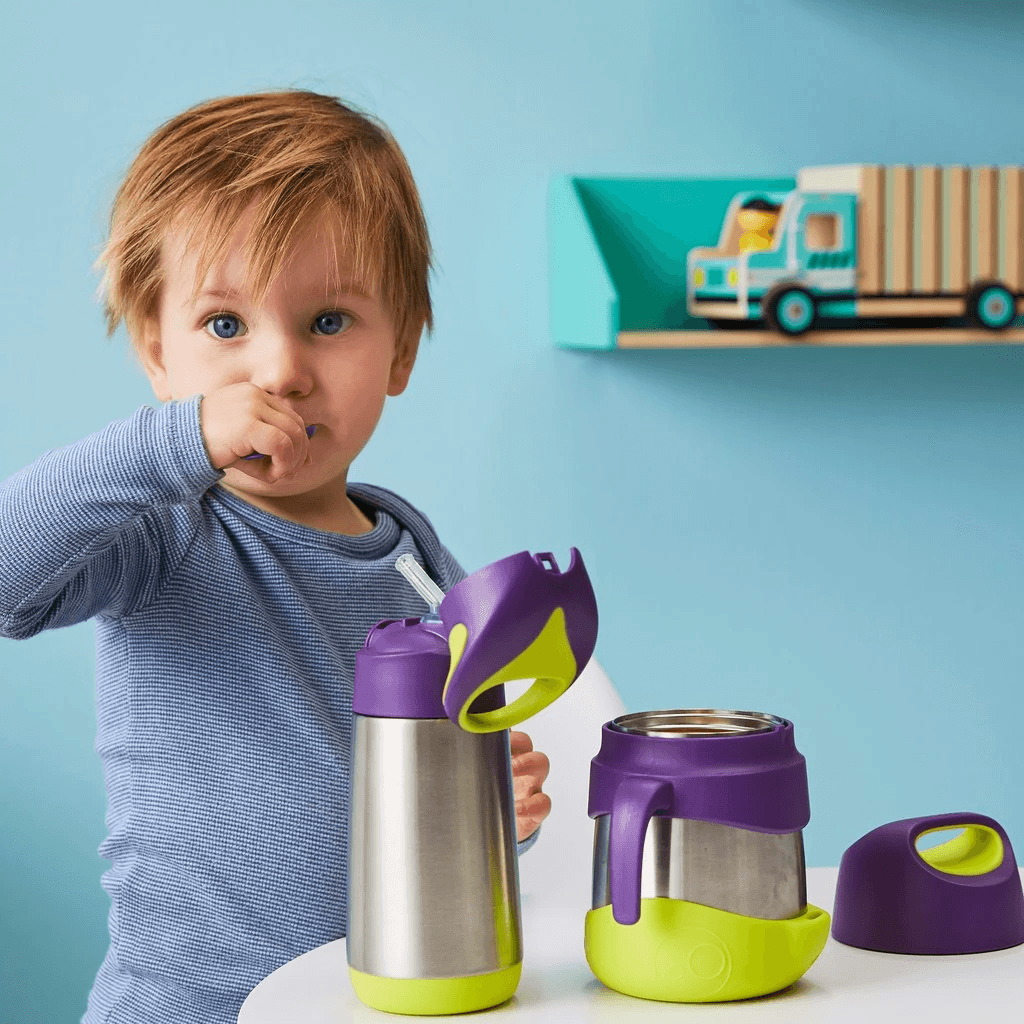 B.Box 350ml Insulated Drink Bottle - Lemon Sherbet
