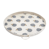 3 Sprouts Play Mat - Grey Hedgehog