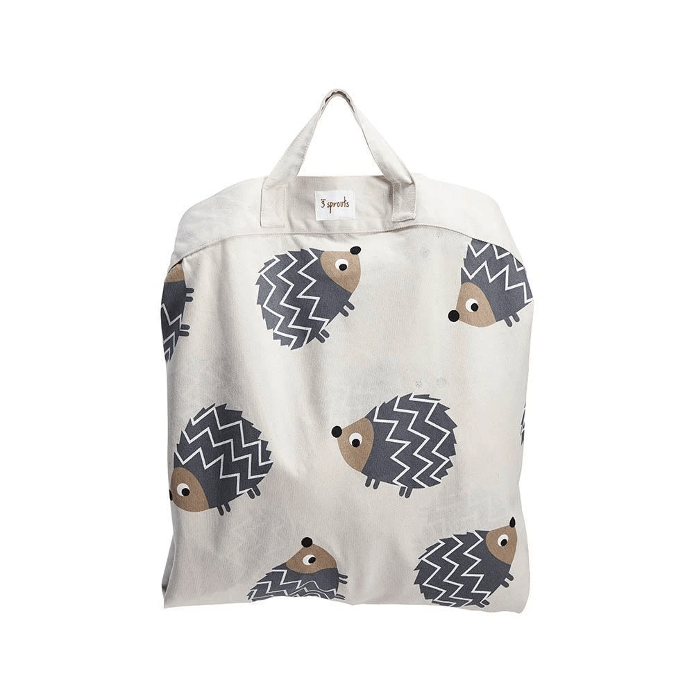 3 Sprouts Play Mat - Grey Hedgehog