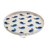 3 Sprouts Play Mat - Blue Whale