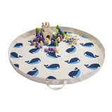 3 Sprouts Play Mat - Blue Whale