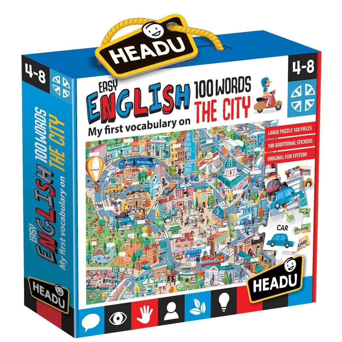 Headu Easy English 100 Words City