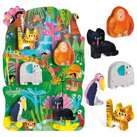 Headu Montessori My First Puzzle The Jungle