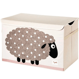 3 Sprouts Toy Chest - Beige Sheep