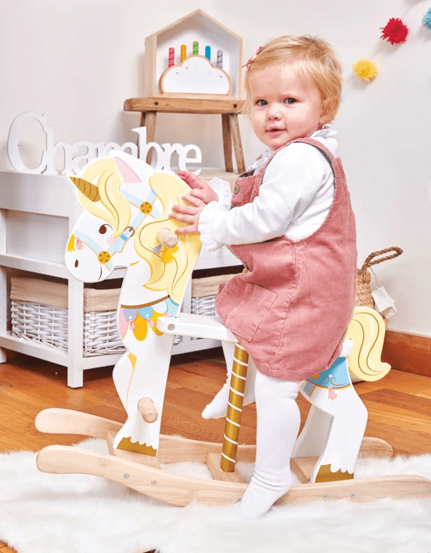 Le Toy Van Petilou Rocking Unicorn Carousel