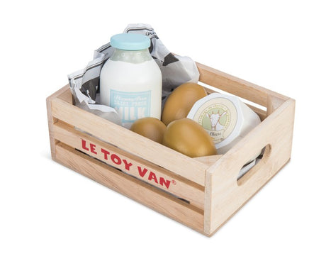 Le Toy Van Honeybake Eggs & Dairy In Crate