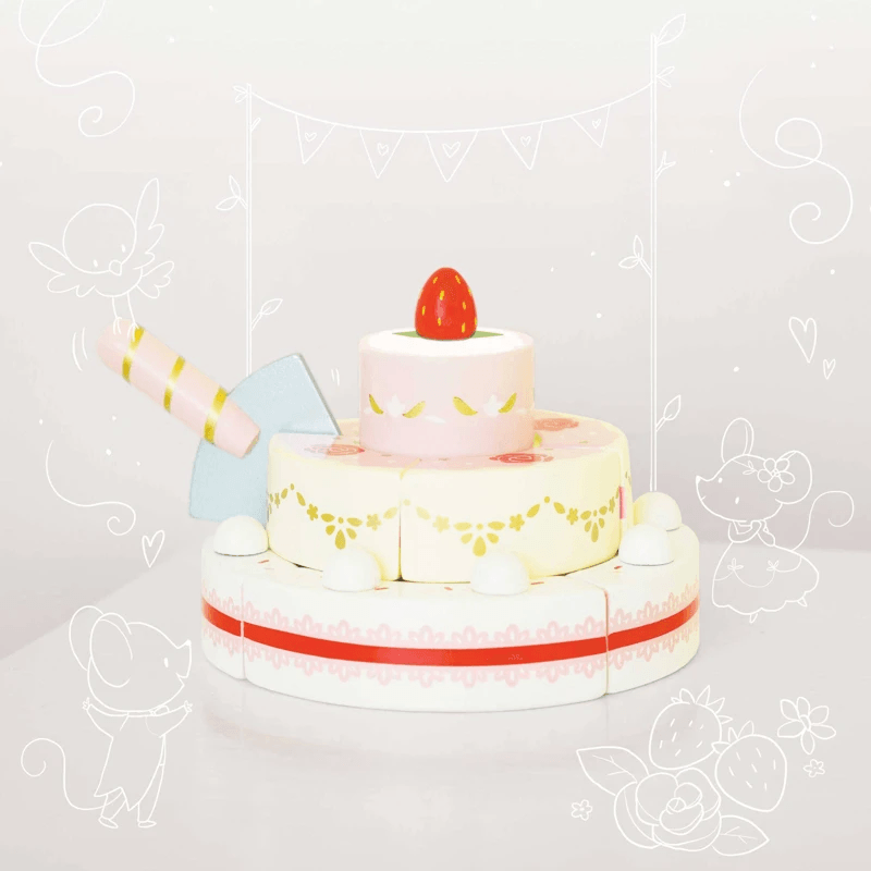 Le Toy Van Honeybake Strawberry Wedding Cake