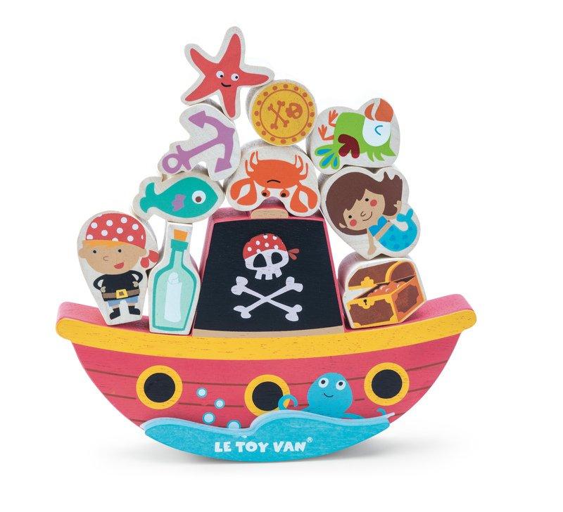 Le Toy Van Pirate Balance 'Rock 'N' Stack