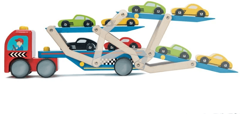 Le Toy Van Race Car Transporter Set